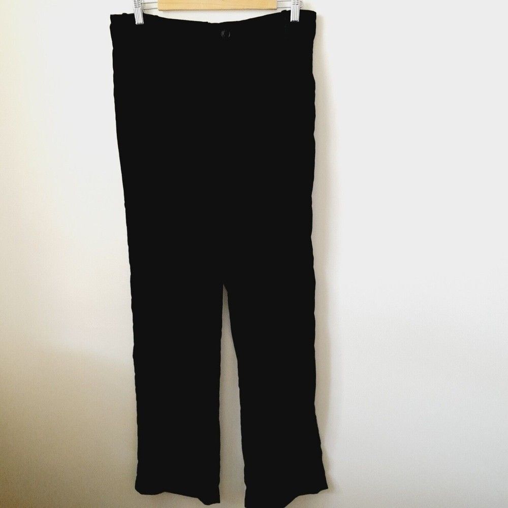 Zara Velvet High Waist Wide Straight Leg Formal Evening Pants sz: S (NWT)